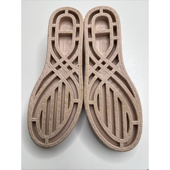 Melissa + Jason Wu Open Toe Camilla Woven Jelly Sandals Size 8 - Picture 8 of 11